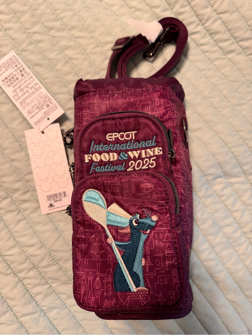 LUG EPCOT International Food & Wine Festival 2025 Purple Crossbody Bag
